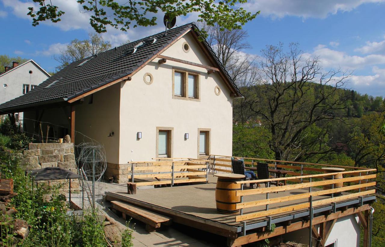 Luxusboofe - Ferienhaus Am Lilienstein Konigstein an der Elbe Exterior photo